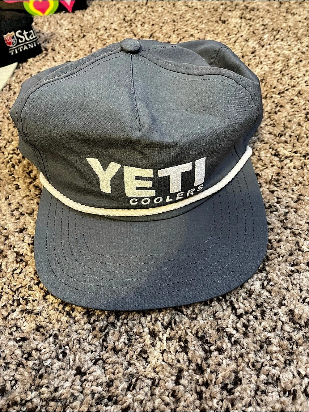 YETI Coolers Rope Hat Rope Hat Gray & Blue